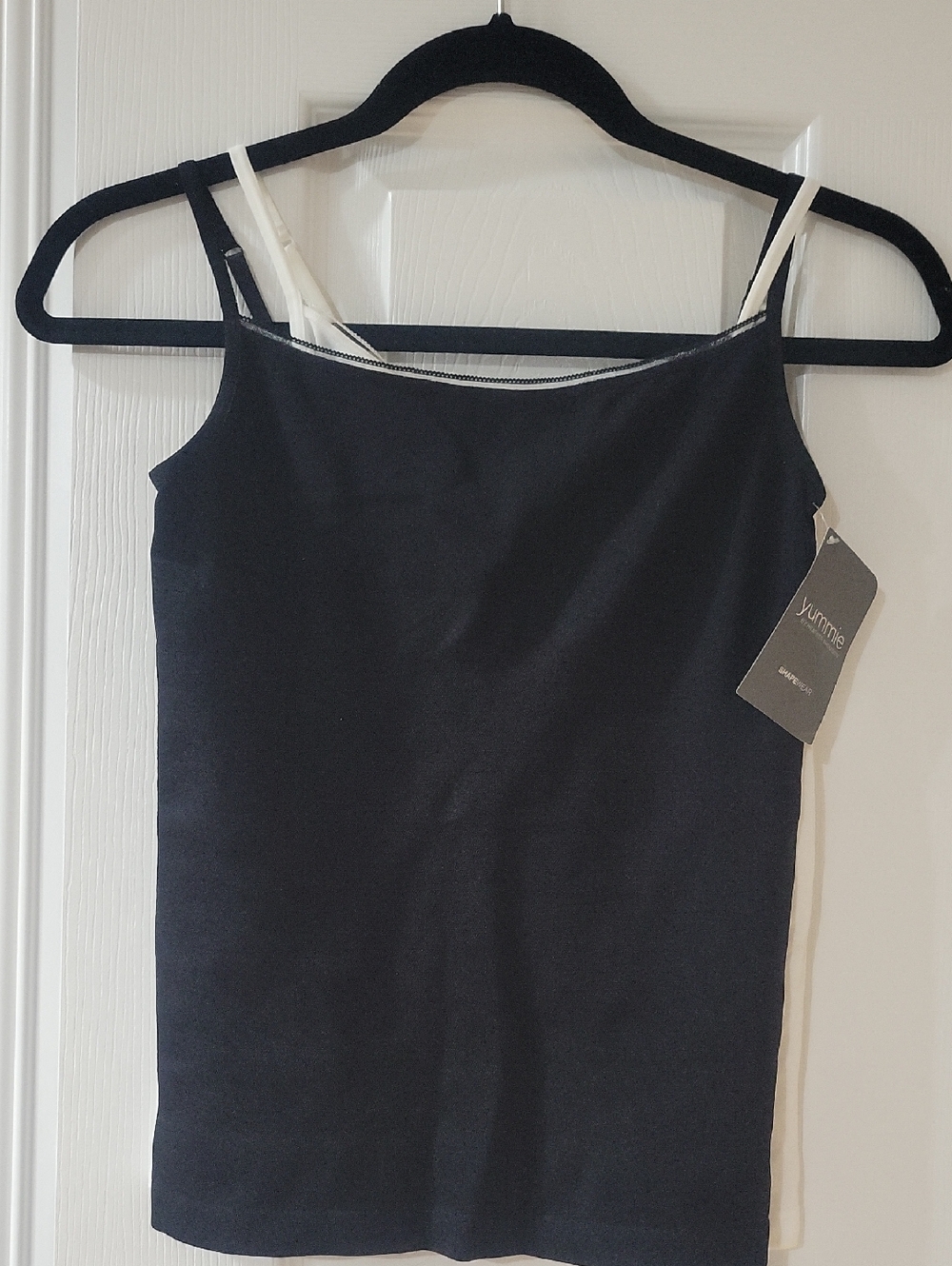 NWT Two Camisole Tops: Black and White